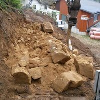 Steinmauern bauen mit Baggerungen Lumetzberger